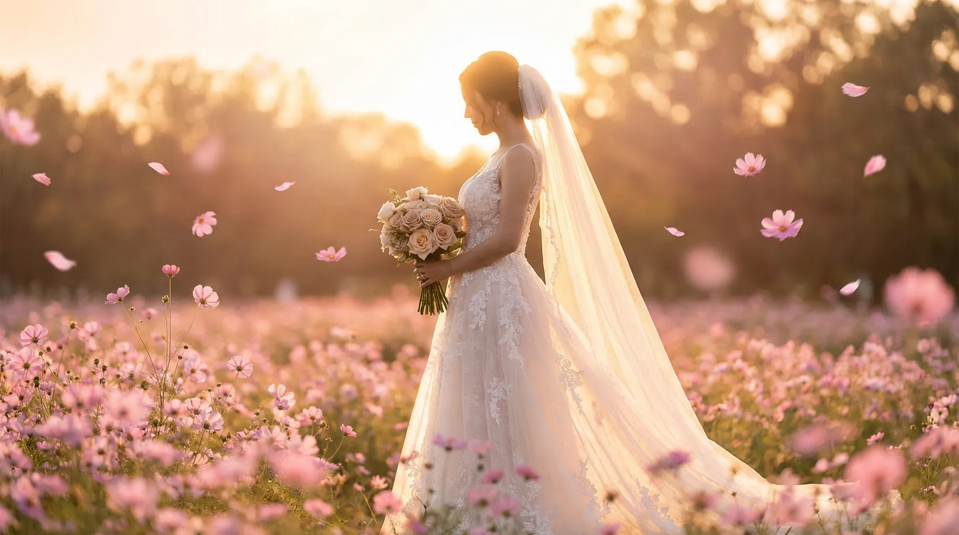 一个男孩子顶哭另一个男孩 - 浪漫婚纱摄影场景